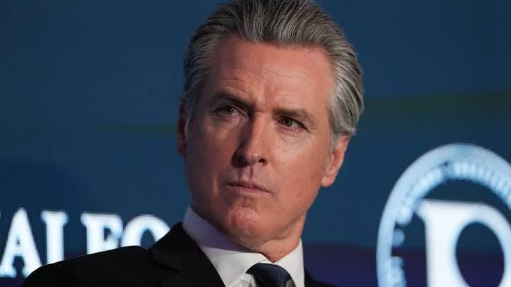 Gavin Newsom discussing California renewable energy policies, clean power expansion and climate goals.